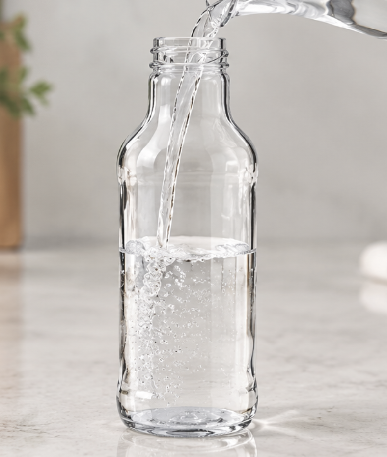 Pouring Liquid to the Correct Fill Line