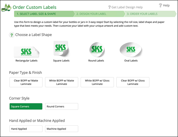Improved Custom Label Orders