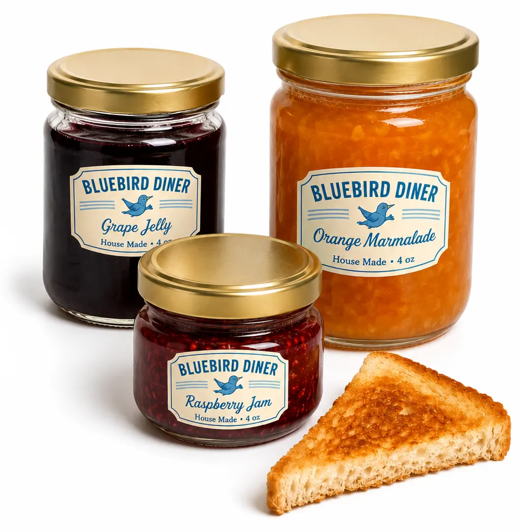 Jars for Table Condiments