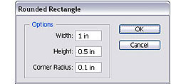 Step 3: Draw a Rounded Rectangle