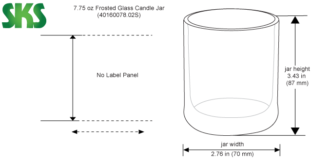 Clear Frosted Candle Jar Tumbler Large – Pro Candle Supply
