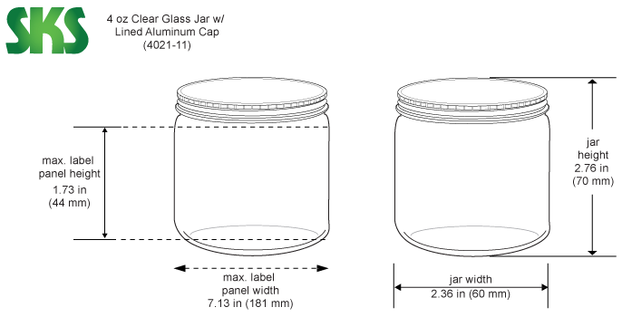 Canning label size charts for regular & wide mouth mason jars –  CanningCrafts