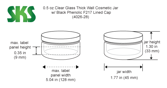 6 oz (180 ml) Clear Glass 63-400 Jar – World of Aromas