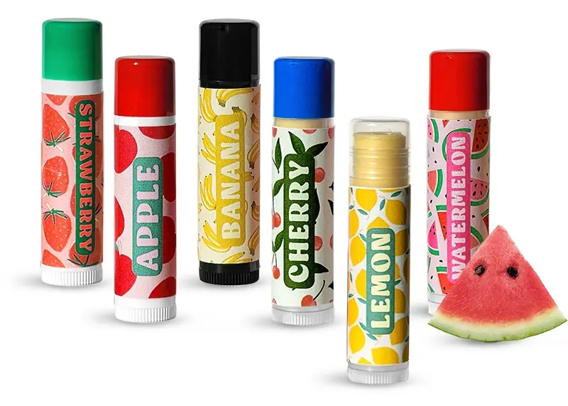 Colorful Lip Balm Containers