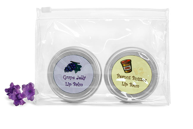 Clear Vinyl Bags With White Zipper Sliders