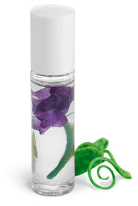 Clear Glass Lip Balm Roll On Containers