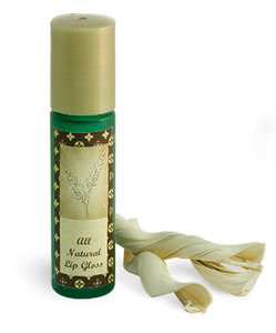 Frosted Green Glass Lip Balm Roll On Containers