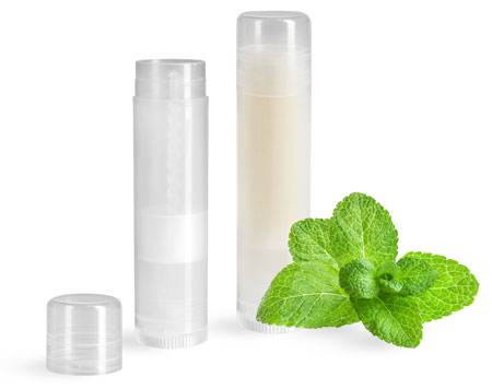 Natural Plastic Lip Balm Tubes