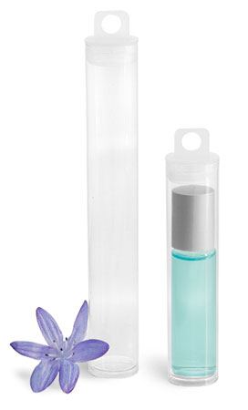 Plastic Tubes With Natural Hang Tab Plug