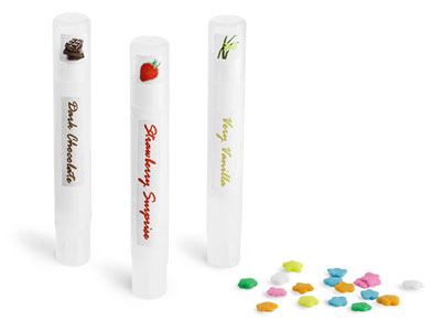 Natural Plastic Slim Line Lip Balm Tubes