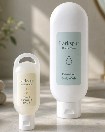 Lotion Oval Bottle Applications