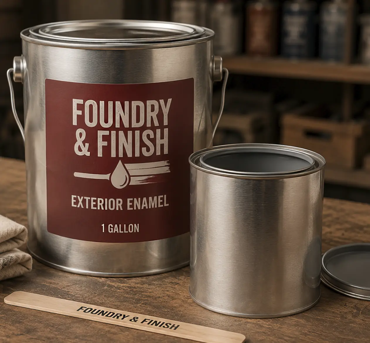 Metal Paint Can Construction