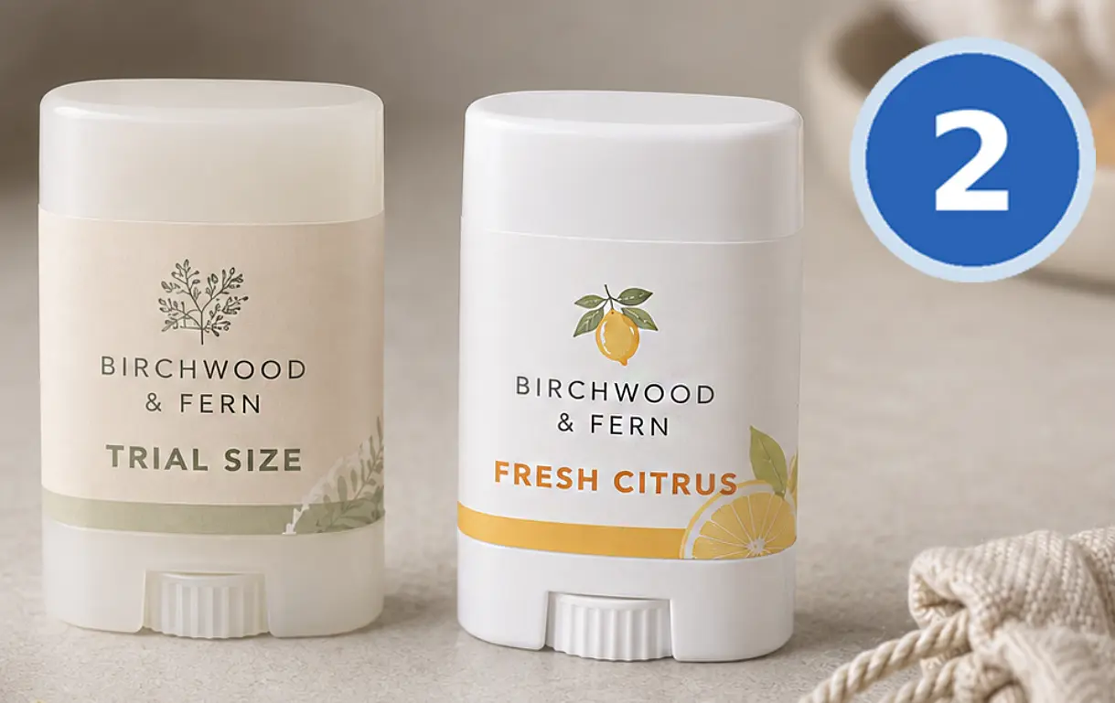Mini & Travel-Size Deodorant Tubes