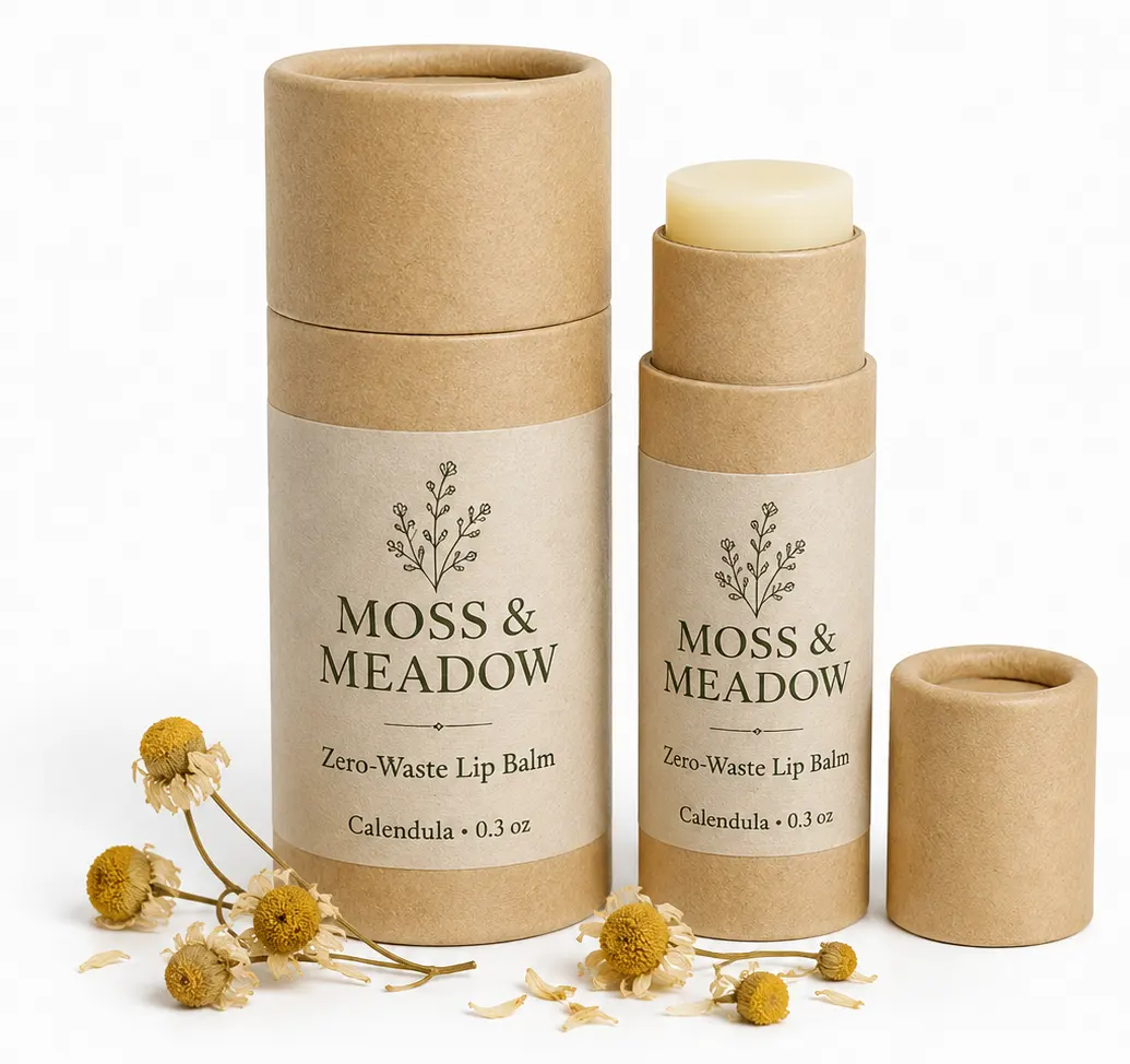 Paper Lip Balm Tubes