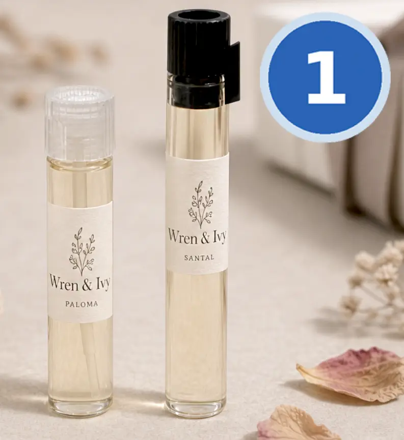 Clear Glass Perfume Sample Vials