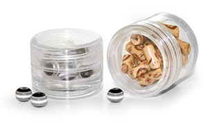 Clear Styrene Jars To Organize Your Hobby and Craft Supplies
