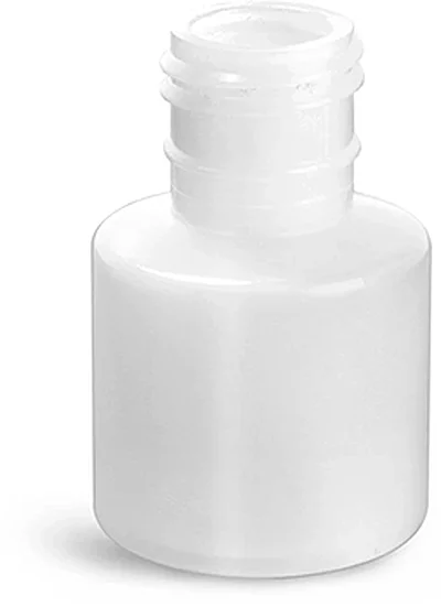 Natural HDPE Rounds (Bulk), Caps NOT Included 