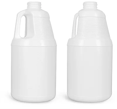 White HDPE Jugs (Bulk), Caps NOT Included 
