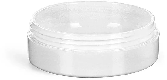 Plastic Jars, White Urea Jars (Bulk), Caps NOT Included