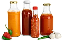 Glass Sauce Bottles 