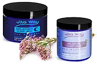 Wellness Jars, Blue PET All Natural Medicine Jars w/ Black Caps 