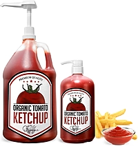 Bulk Condiment Containers with Pumps 