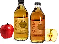 Food Supplement Packaging, Clear Glass Apple Cider Vinegar Bottles