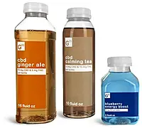 Plastic CBD Infused Drink Bottles   