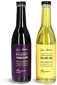 Glass Oil and Vinegar Bottles 