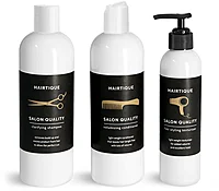 White Shampoo Bottles 