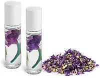 Clear Glass Lip Gloss Roll Ons