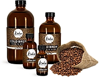 Amber Glass Cold Brew Bottles 