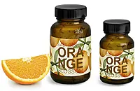Amber Glass Bath Salt Bottles