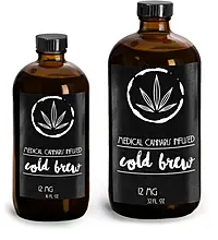 Glass Marijuana Bottles For Cannabis Infused Drinks    