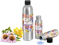 Aluminum Bath Salt Bottles