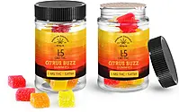 Clear Plastic Cannabis Jars For Marijuana Edibles     