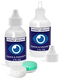 Small Contact Solution Bottles  
