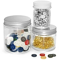 Glass Craft Storage Jars