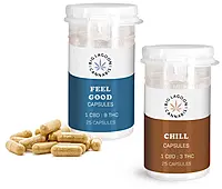 Hinge Top Vials For Cannabis Capsules     