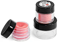 Clear Lip Balm Jars w/ Caps 