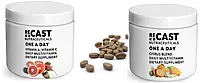 White Plastic Multivitamin Jars   