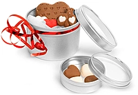 Clear Top Candy Tins   