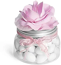 Clear PET Tuscany Jars Wedding Favor Ideas 