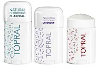 White Oval Natural Deodorant Tubes for Holistic Skin Care 