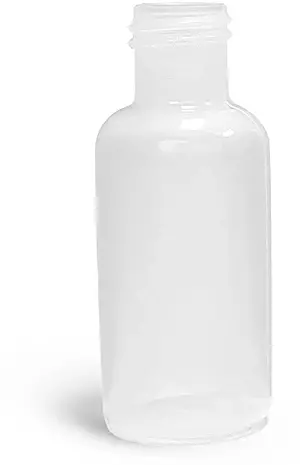 1/2 oz Natural LDPE Boston Round Bottles