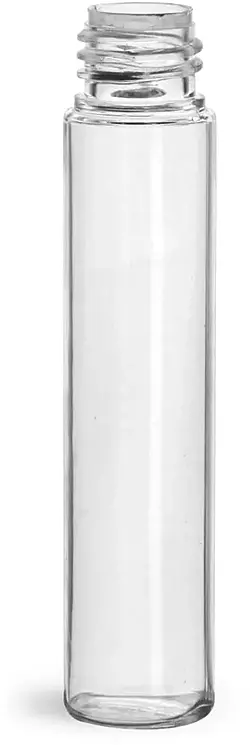 10.6 ml Plastic Bottles, Clear PET Roll On Containers (Bulk) Caps NOT Included