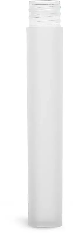 10 ml Natural Frosted Polypropylene Mini Cylinder (Bulk), Caps Not Included