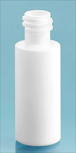 3 cc White LDPE Dropper Bottles, (Bulk)  Caps NOT Included