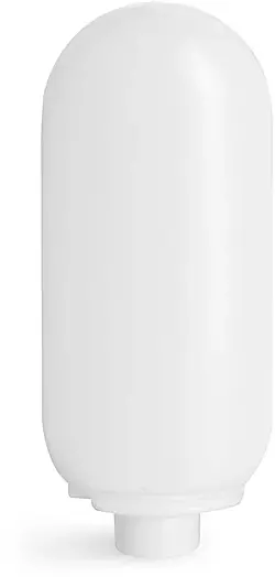 2 oz White HDPE Tottles (Bulk), Caps NOT Included