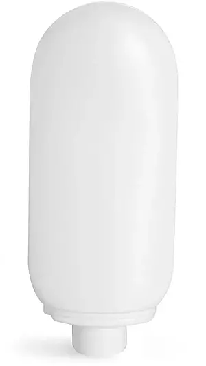 4 oz White HDPE Tottles (Bulk), Caps NOT Included